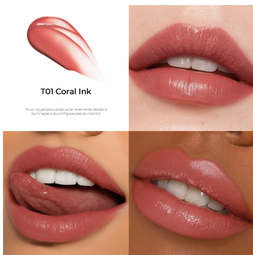 Gloss Labial Brilhante SACE LADY Não Pegajoso 16H Sem Transferência Brilho Vítreo