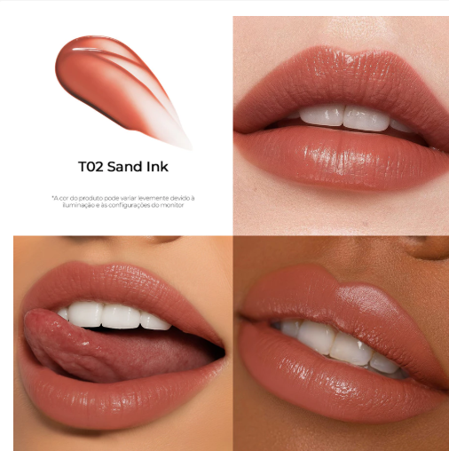Gloss Labial Brilhante SACE LADY Não Pegajoso 16H Sem Transferência Brilho Vítreo