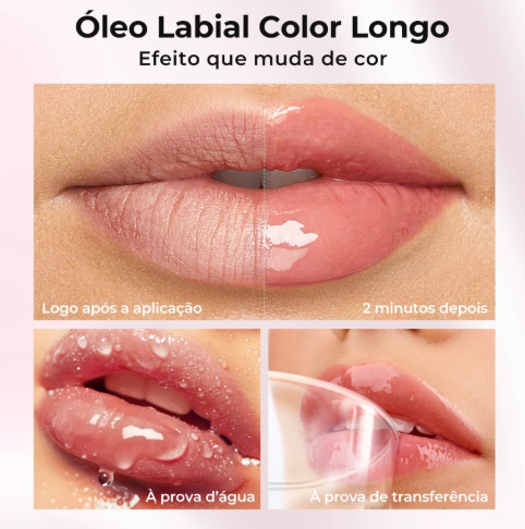 Óleo Labial Rico SACE LADY Batom Ocheal Water-Light Dudu Hidratante E Sem Manchas