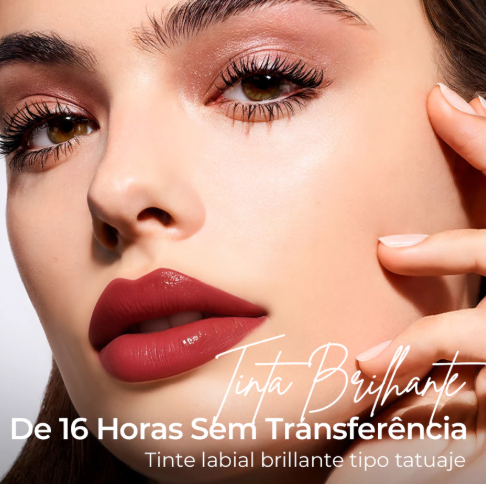 Gloss Labial Brilhante SACE LADY Não Pegajoso 16H Sem Transferência Brilho Vítreo