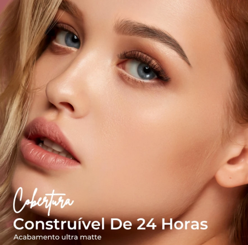 Base Líquida Cushion Corretivo Foundation SACE LADY FPS30 Creme Alta Cobertura Aplicação Fácil