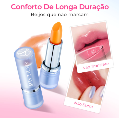 Batom Mágico SACE LADY hidratante labial de longa duração brilho