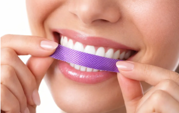 Smile White Roxa 10 Fita Clareador Branqueador Dental 5sache