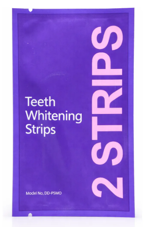 Smile White Roxa 10 Fita Clareador Branqueador Dental 5sache
