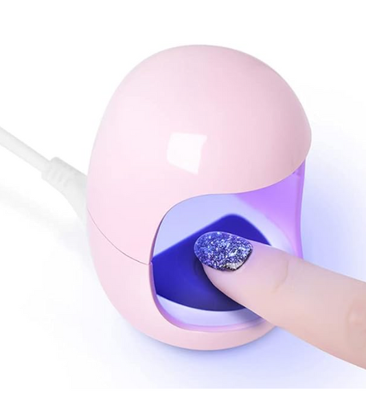 Mini Cabine de Secador de Unha Com 8 UV